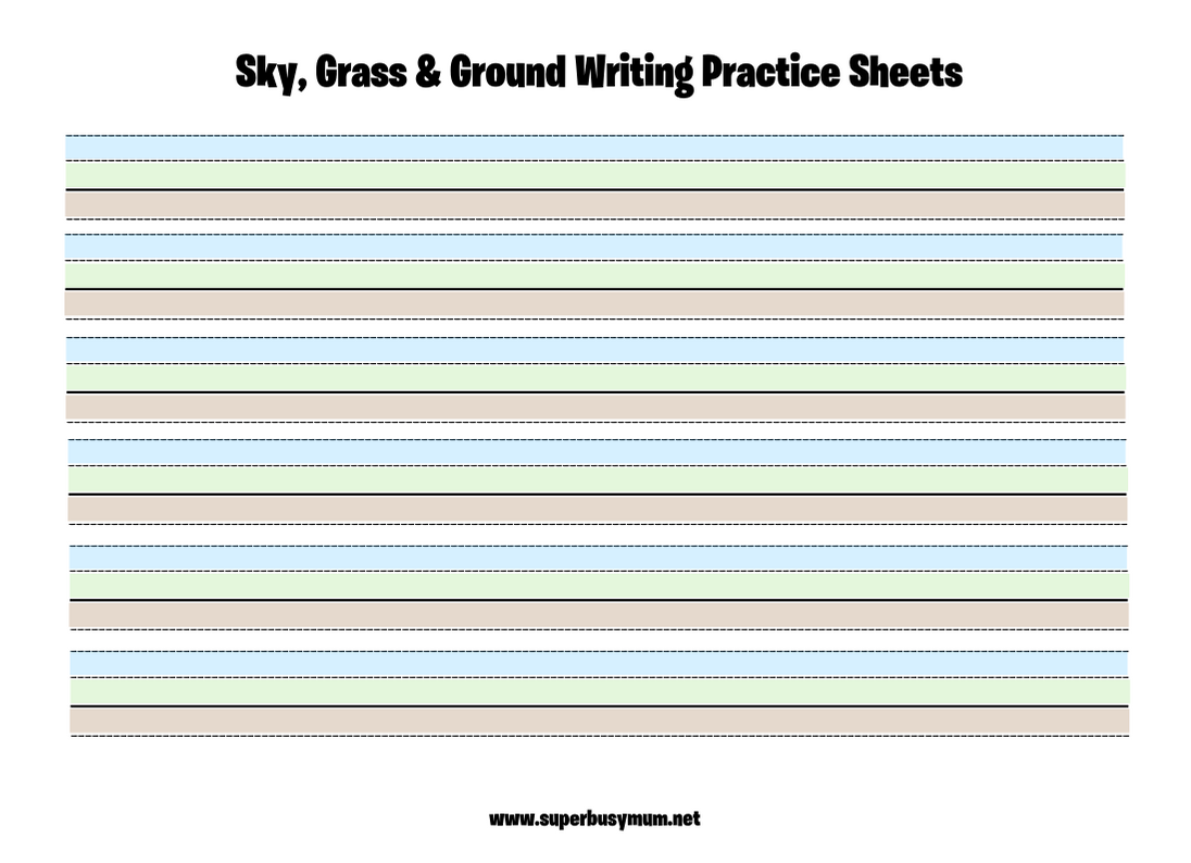 free handwriting paper printable