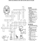 Animal Crossword Puzzle Beeloo Printable Crafts And Activities For Kids