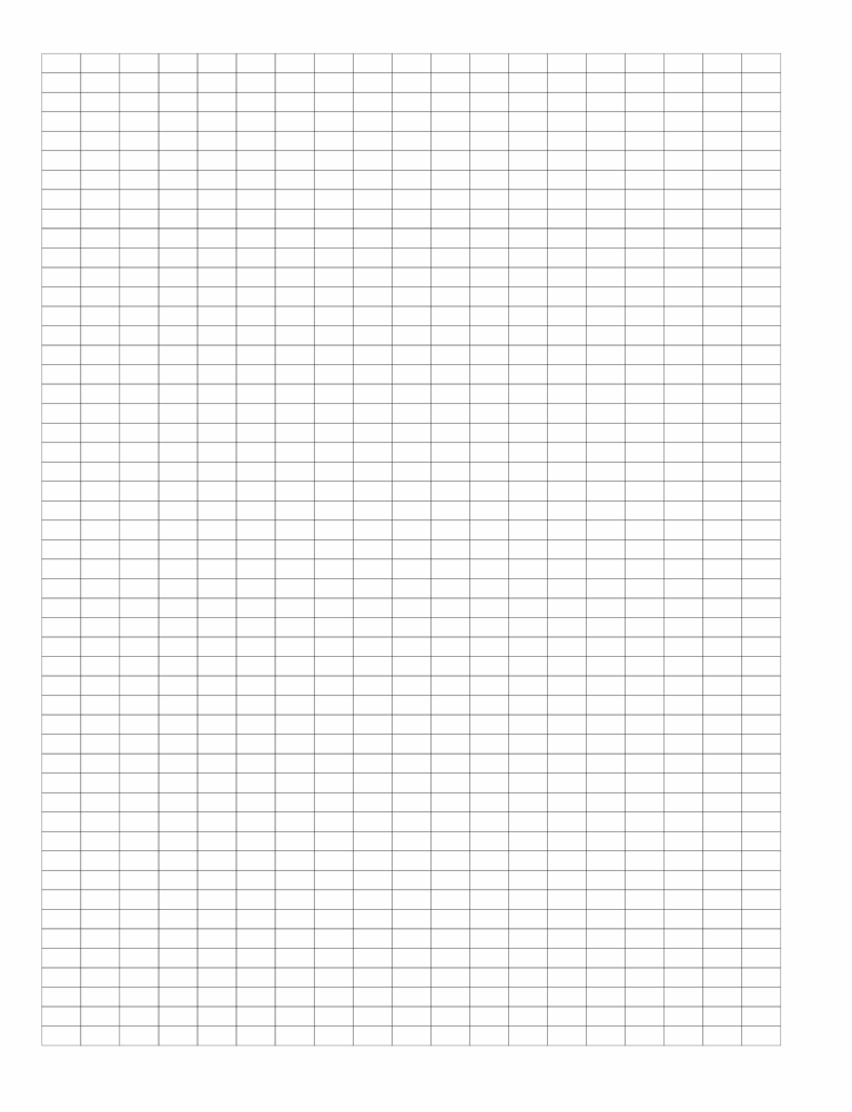 Asymmetric Graph Paper Full Page Grid 1cm 0 5cm 19x51 Boxes Size 8 5x11 Inches Made By Teachers