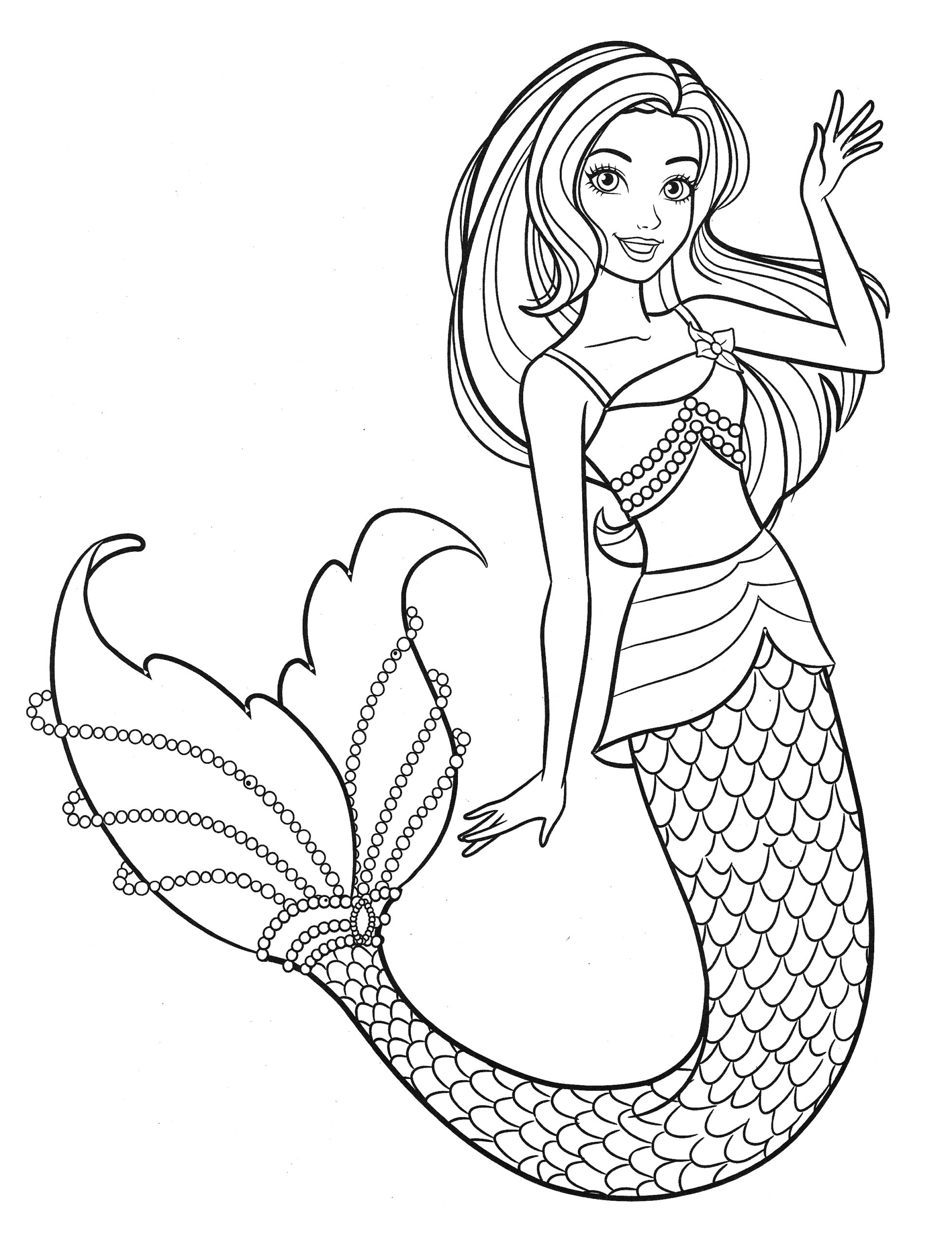 mermaid coloring sheets printable