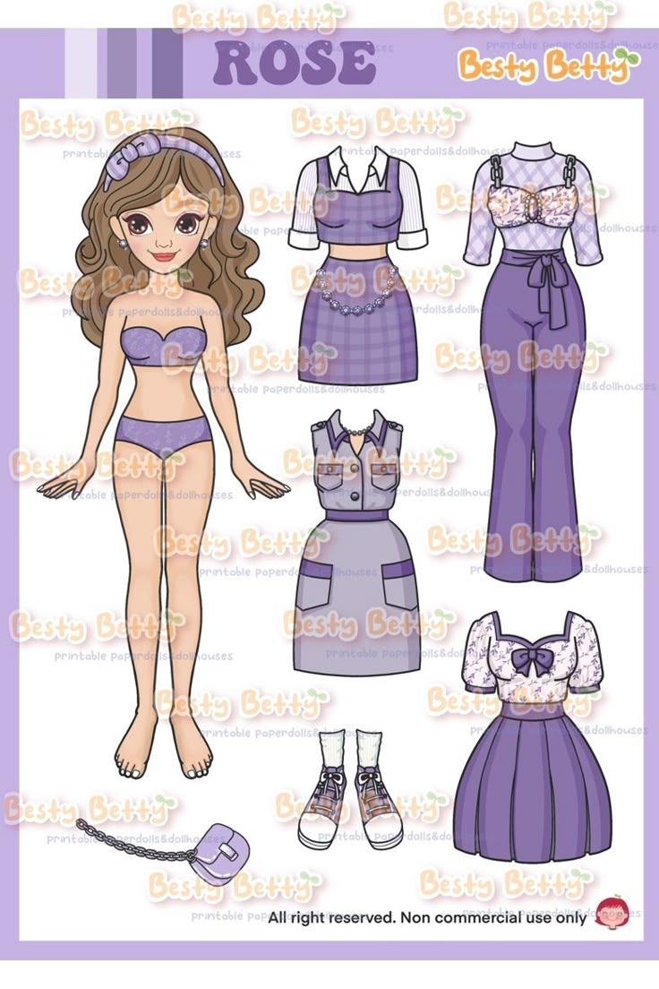 paper doll clothes printable
