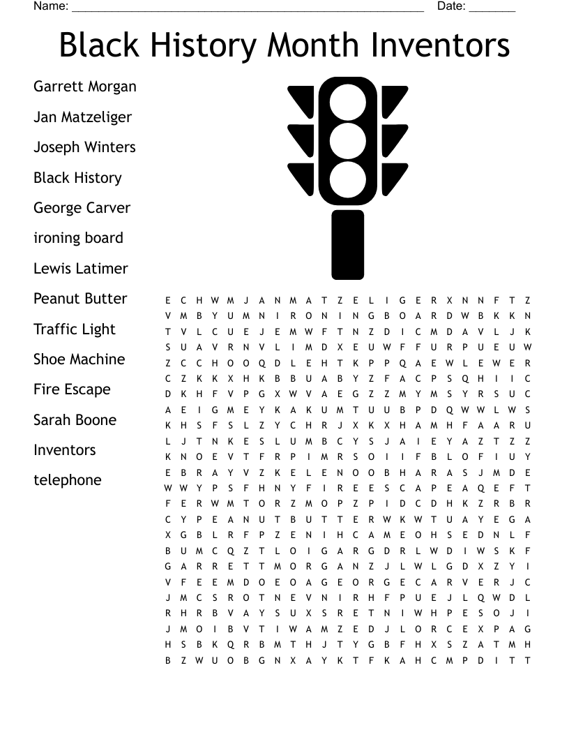 black history puzzles printable black history puzzles printable