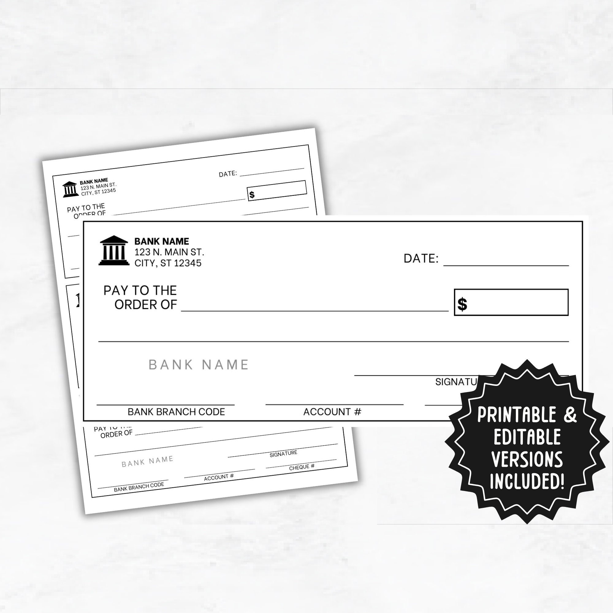 printable blank check template