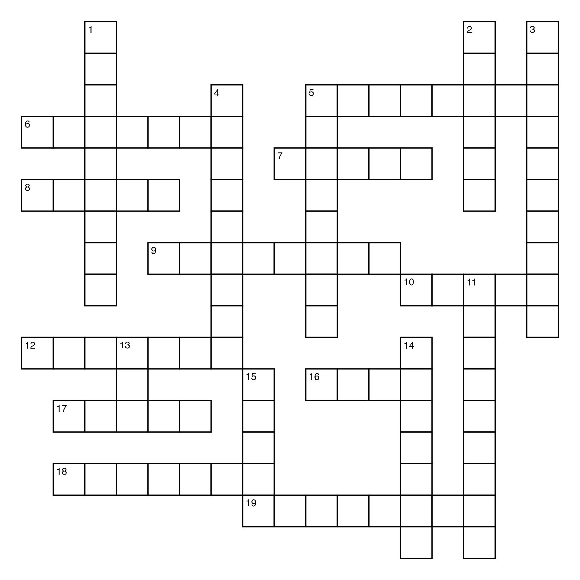 Blank Crossword Puzzle Template 10 Free PDF Printables Printablee Blank Crossword Puzzle Template 10 Free PDF Printables Printablee