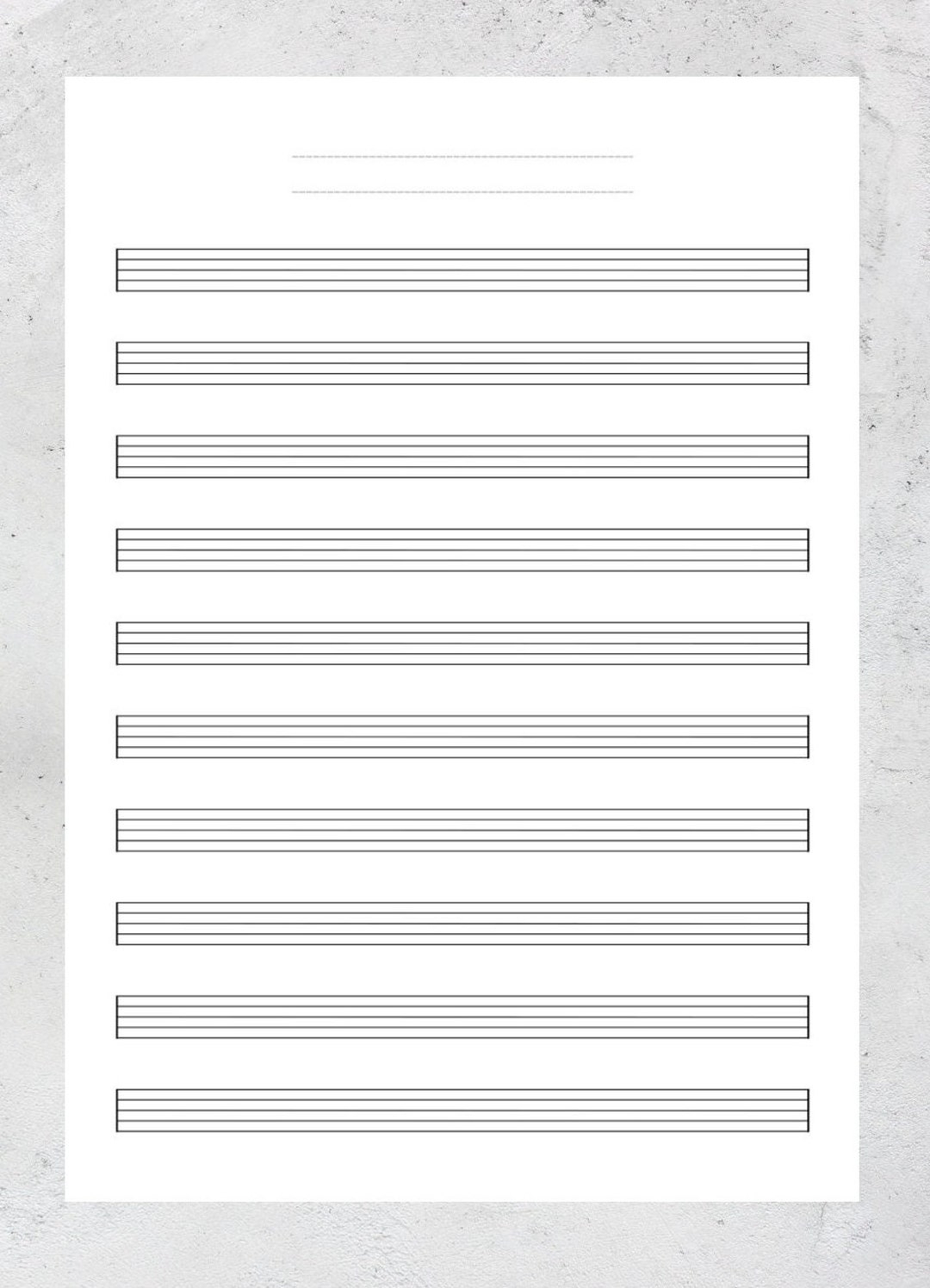 printable staff paper pdf