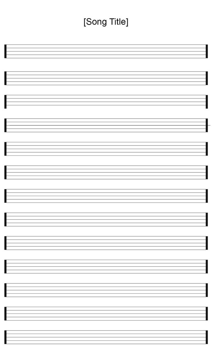 free printable manuscript paper