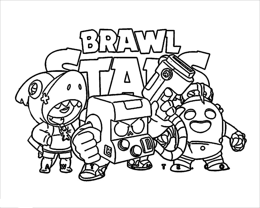 brawl stars printable free coloring