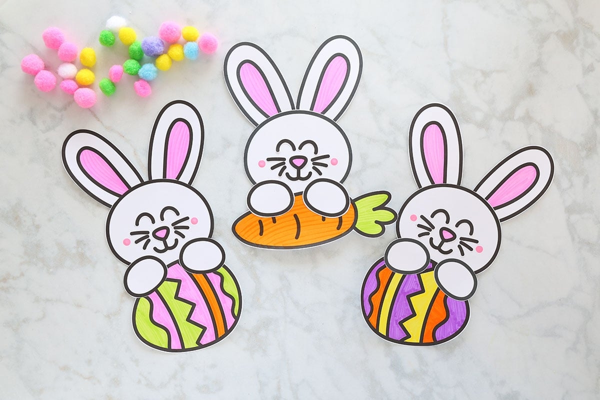 easter bunny templates printable free