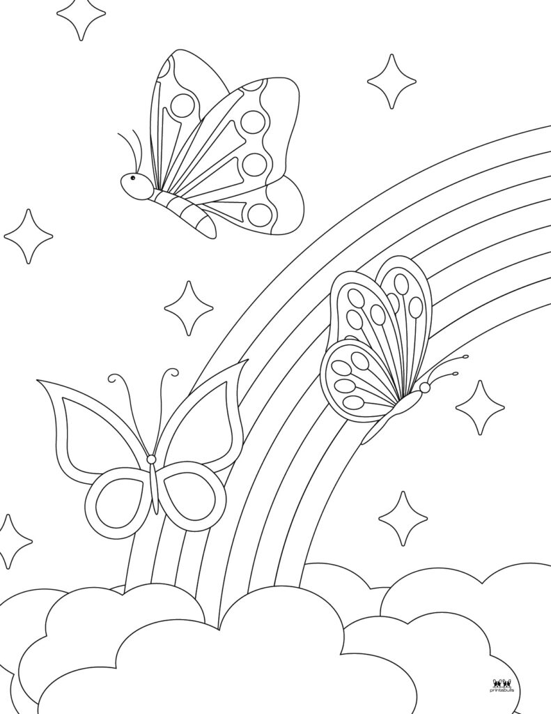butterfly printable coloring pages