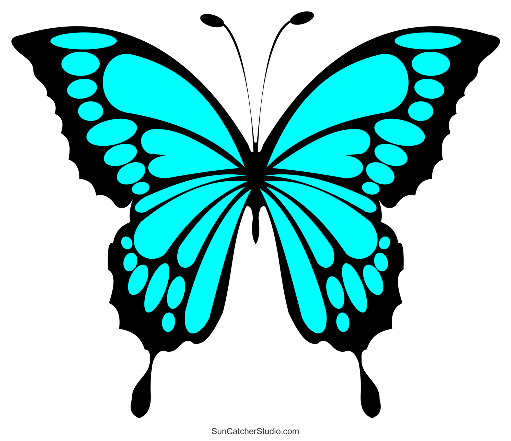printable butterfly template free