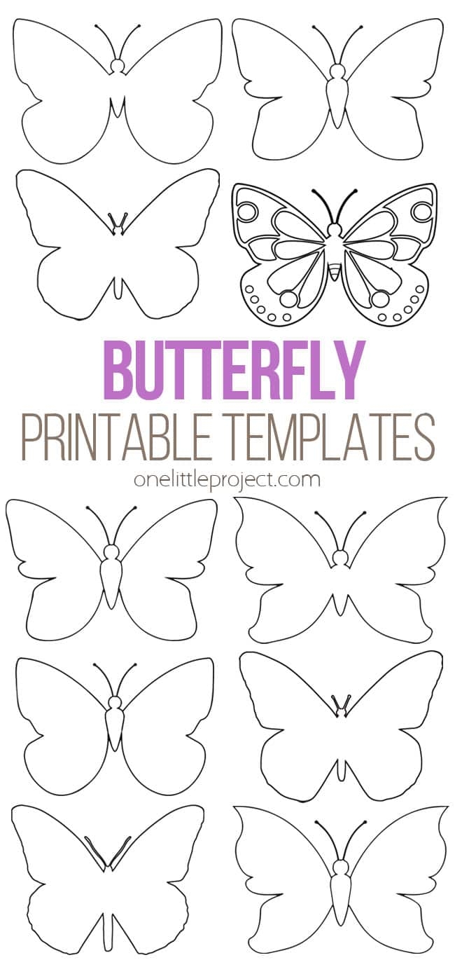 free printable butterfly template