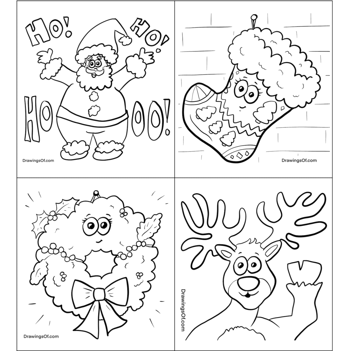 free coloring pages christmas printable