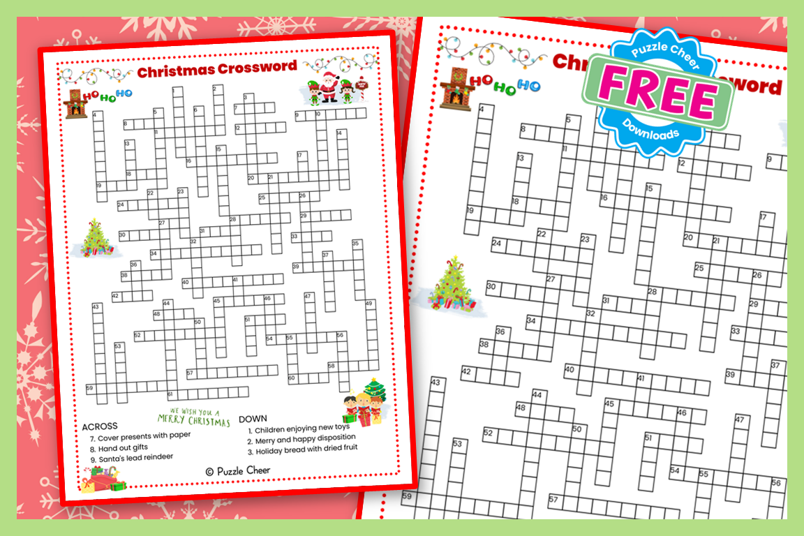 free printable christmas puzzles for adults