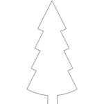 Christmas Tree Outline Childhood Magic