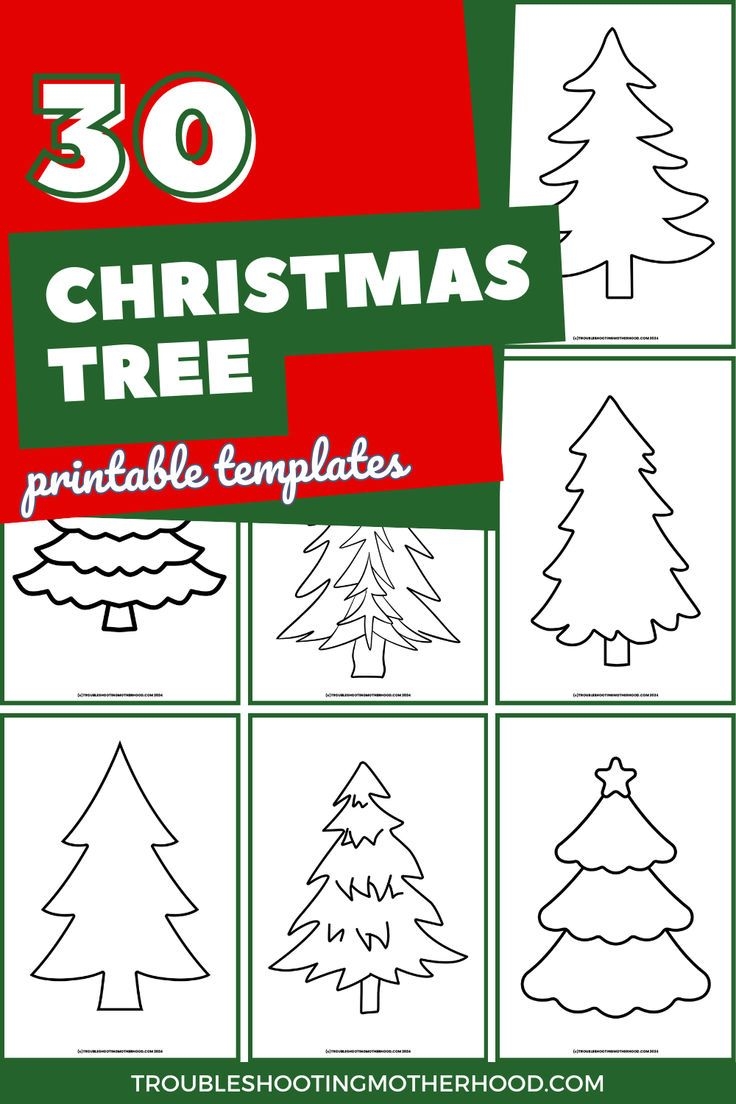 Christmas Tree Printable Templates