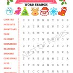 Christmas Word Puzzle Printables For Kids Nest Of Posies