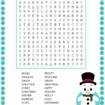 Christmas Word Search Free Printable PDF Puzzles Free Printables Monograms Design Tools Patterns DIY Projects