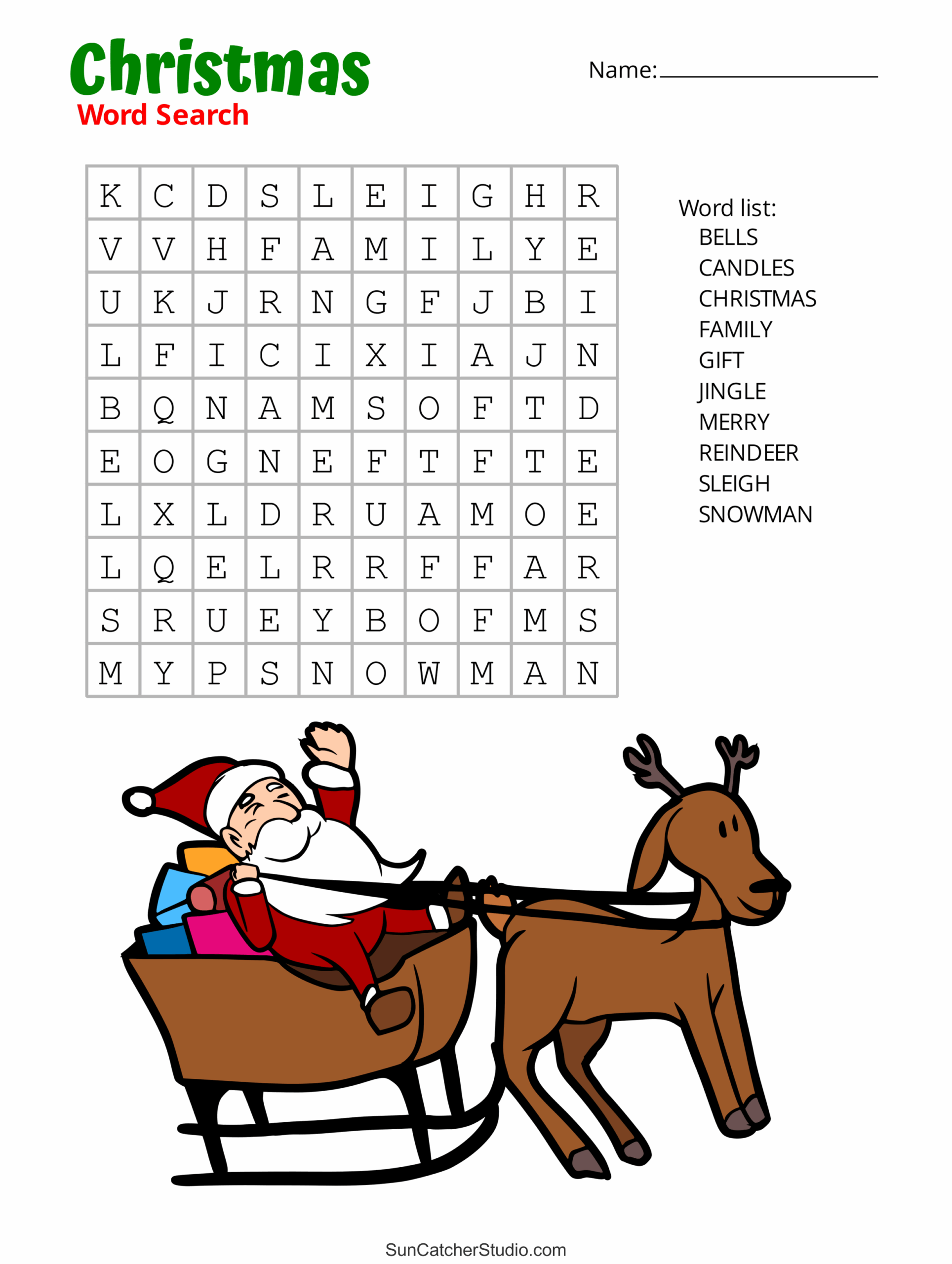 christmas puzzle games printable