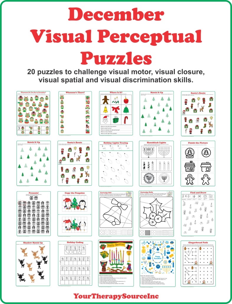 Christmas Word Search Printable FREE Your Therapy Source