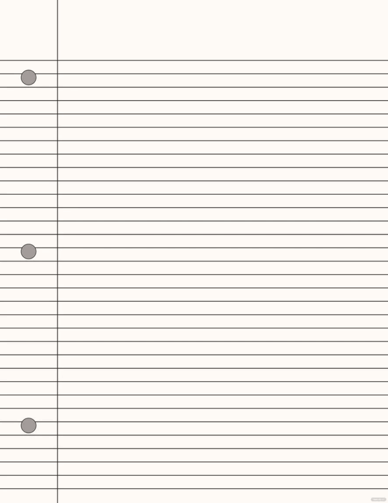 College Ruled Paper Free 9 PDF Documents Download