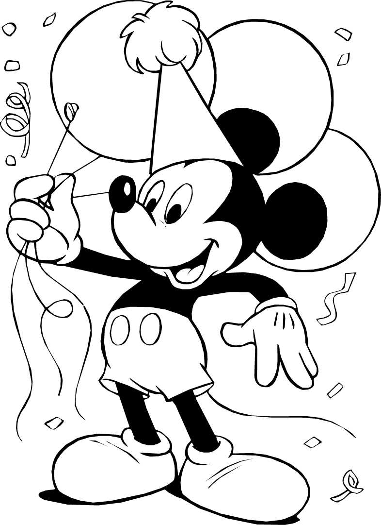 mickey mouse coloring sheets printable