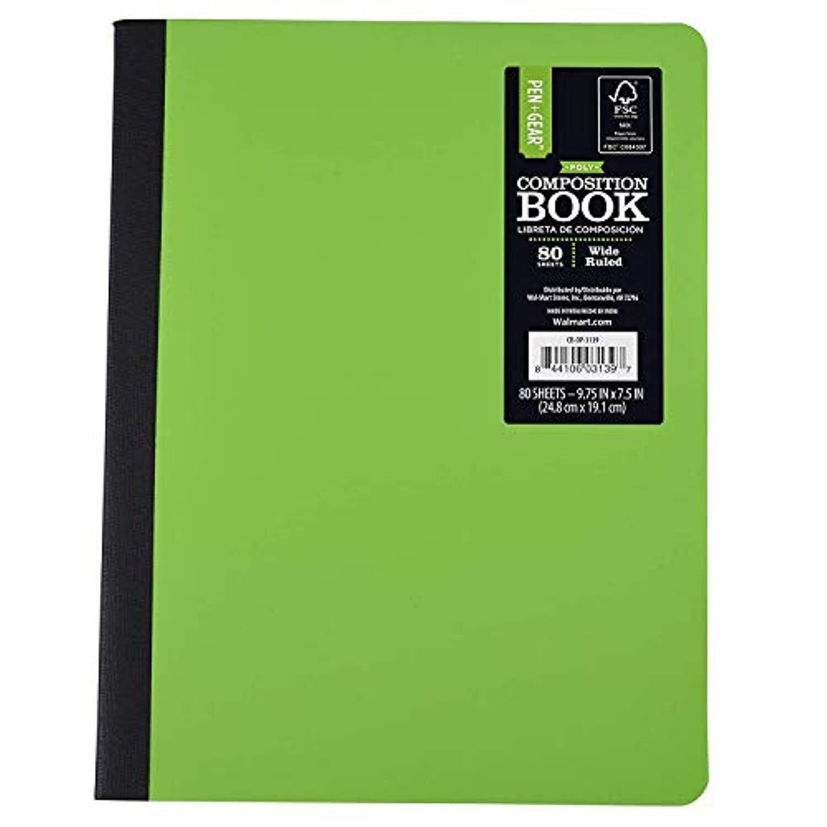 Composition Notebook POLY WIDE PURPLE 80 Sheets 9 75 x7 5 3 Pk Pen Gear Or ANY EBay