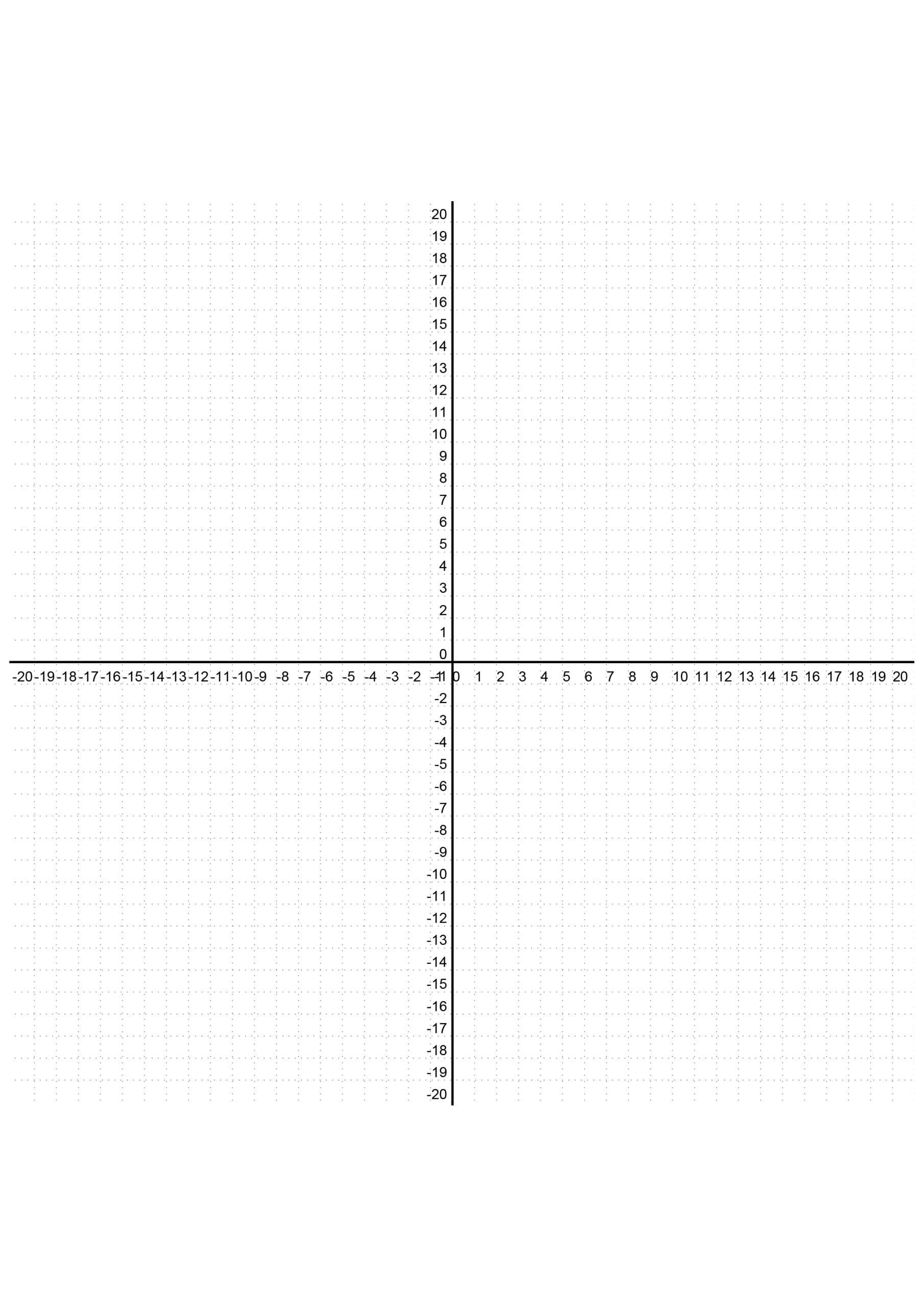 Coordinate Plane PDF Graph Paper Page Coordinate Plane PDF Graph Paper Page