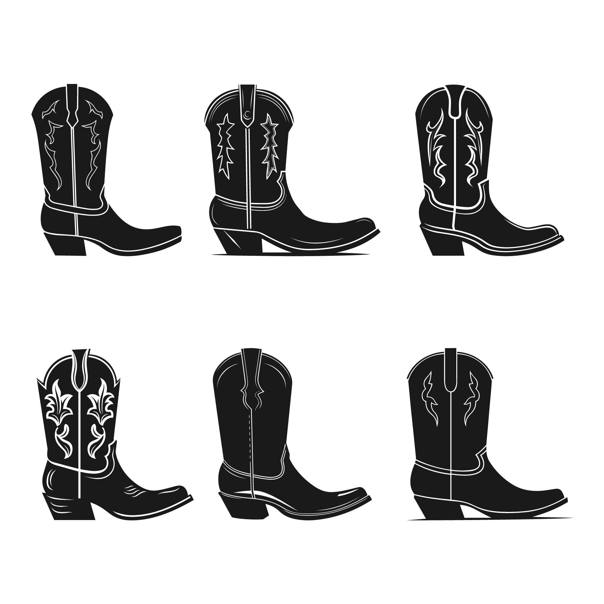 Cowboy Boots Template Shop On Pinterest