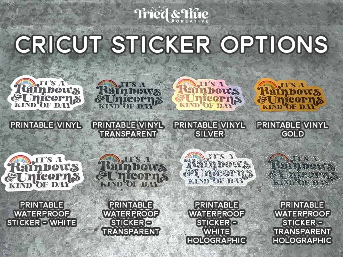 Cricut Sticker Paper How To What Do You Need To Know Tried True Creative