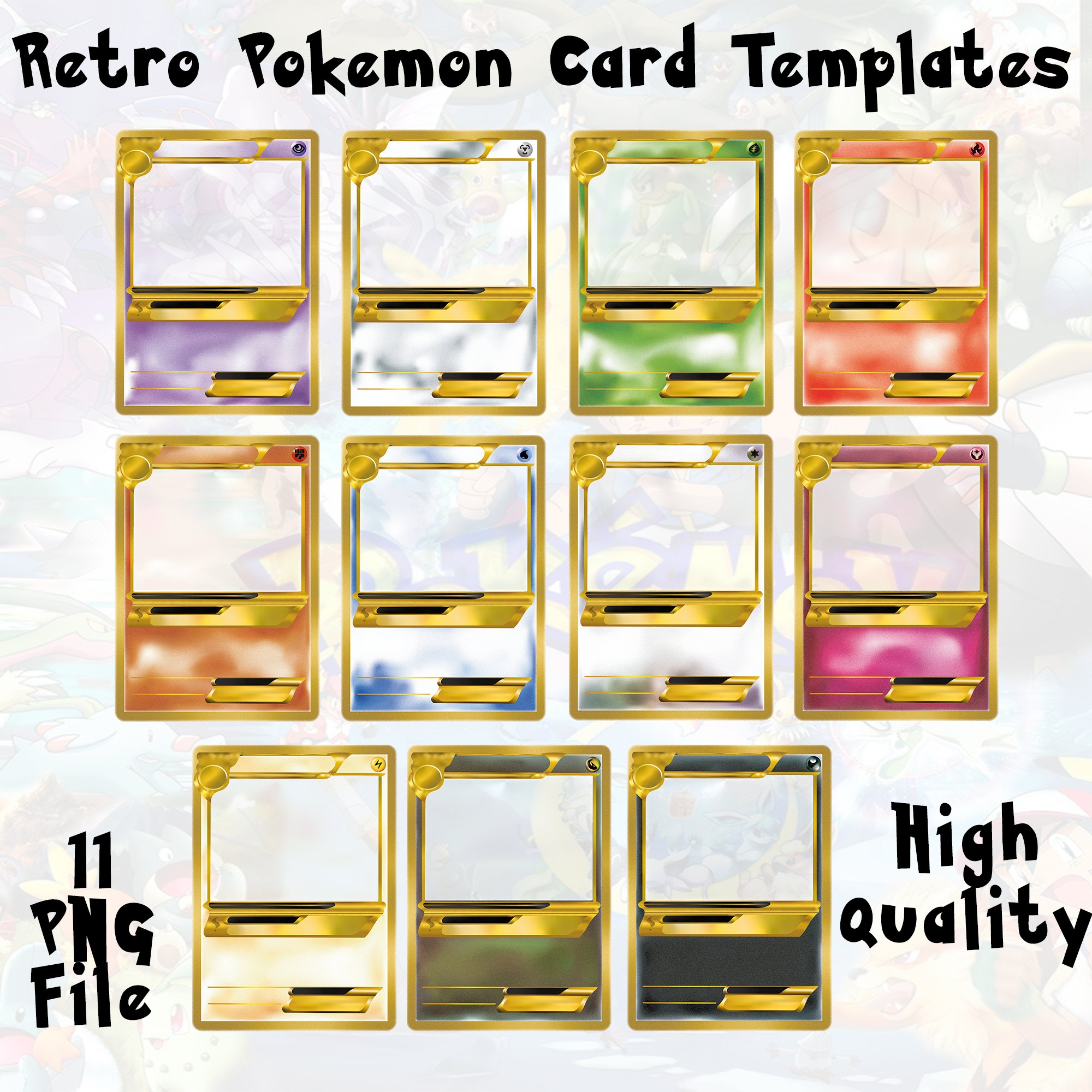printable pokemon card template