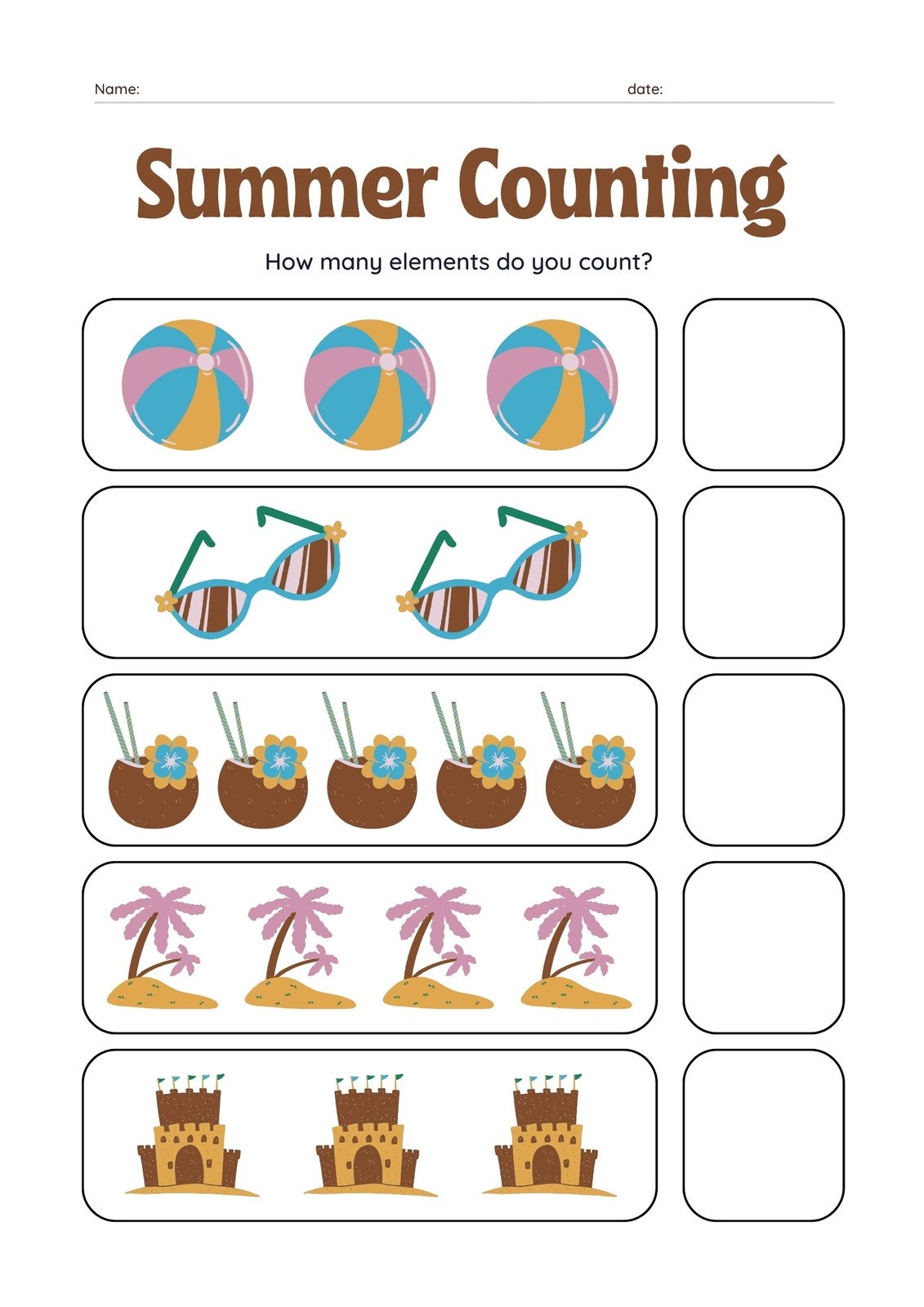printable kindergarten math worksheets