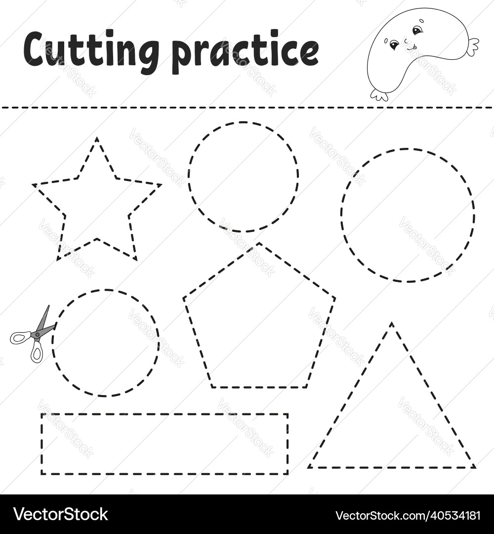 free printable cutting practice worksheets