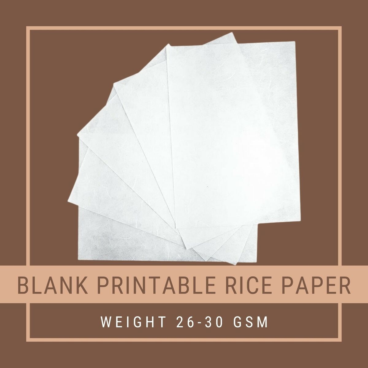 Decoupage Rice Paper Blank Printable Plain White Color A4 ONE SHEET EBay