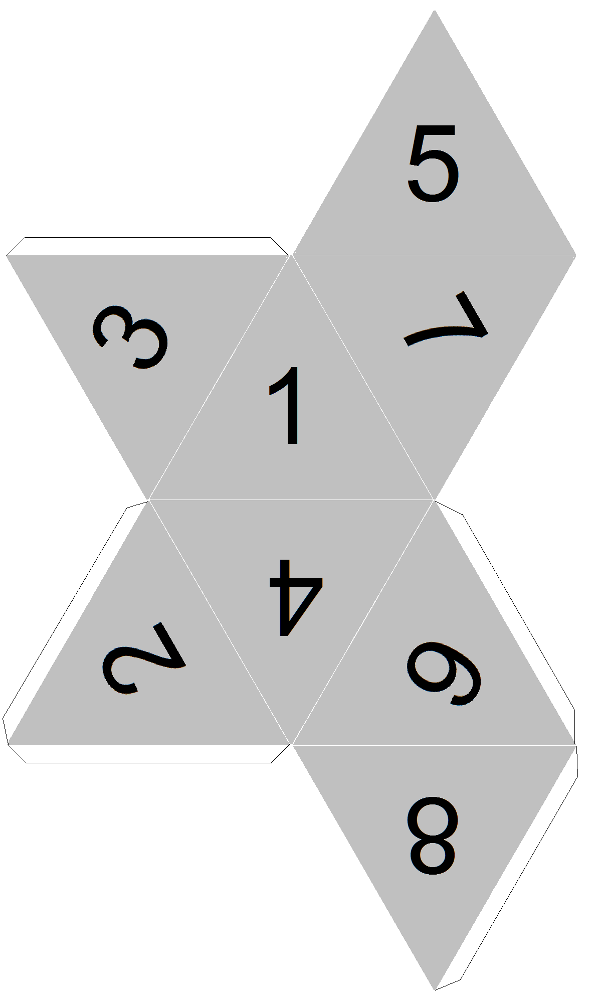 paper dice printable