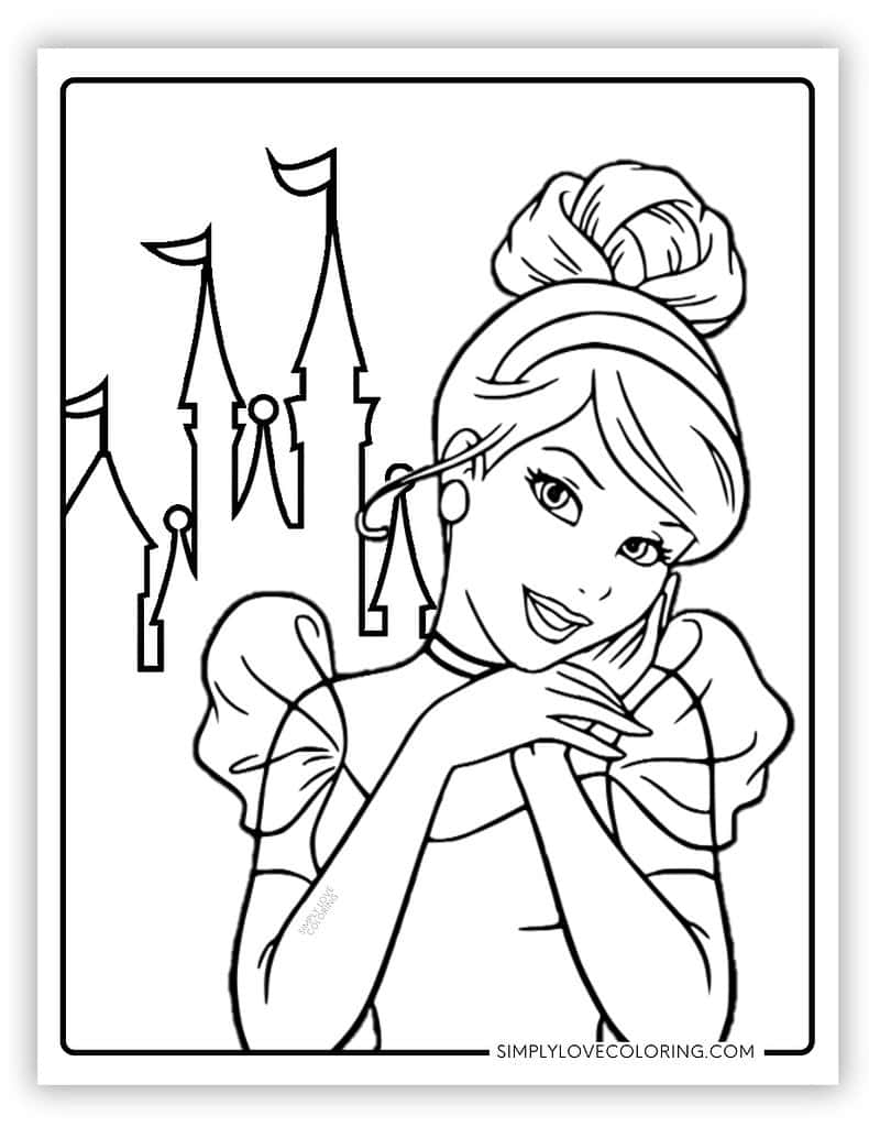 disney princess printable coloring pages