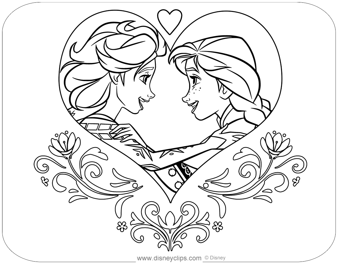 elsa coloring pages printable