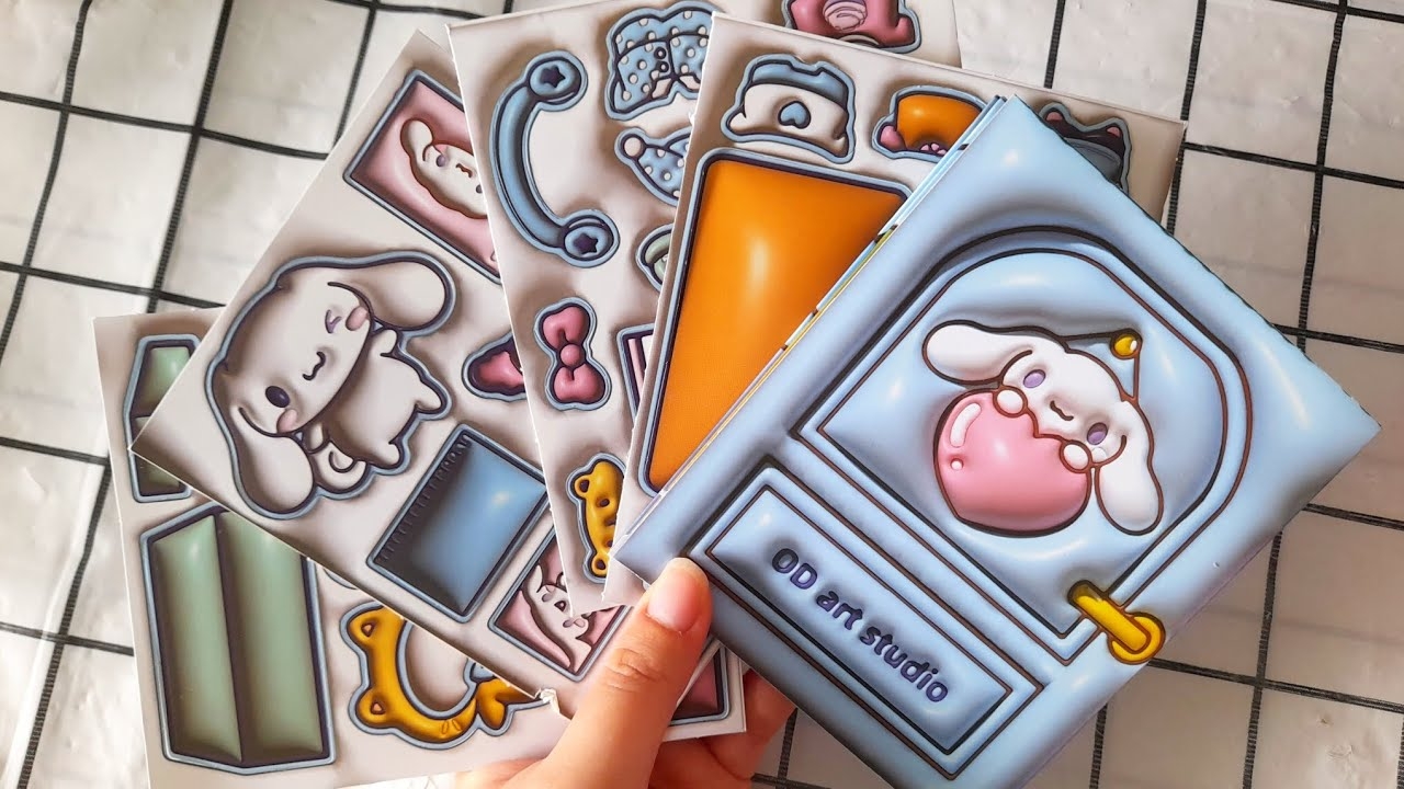 DIY CINNAMOROLL PAPER HOUSE QUIET BOOK YouTube