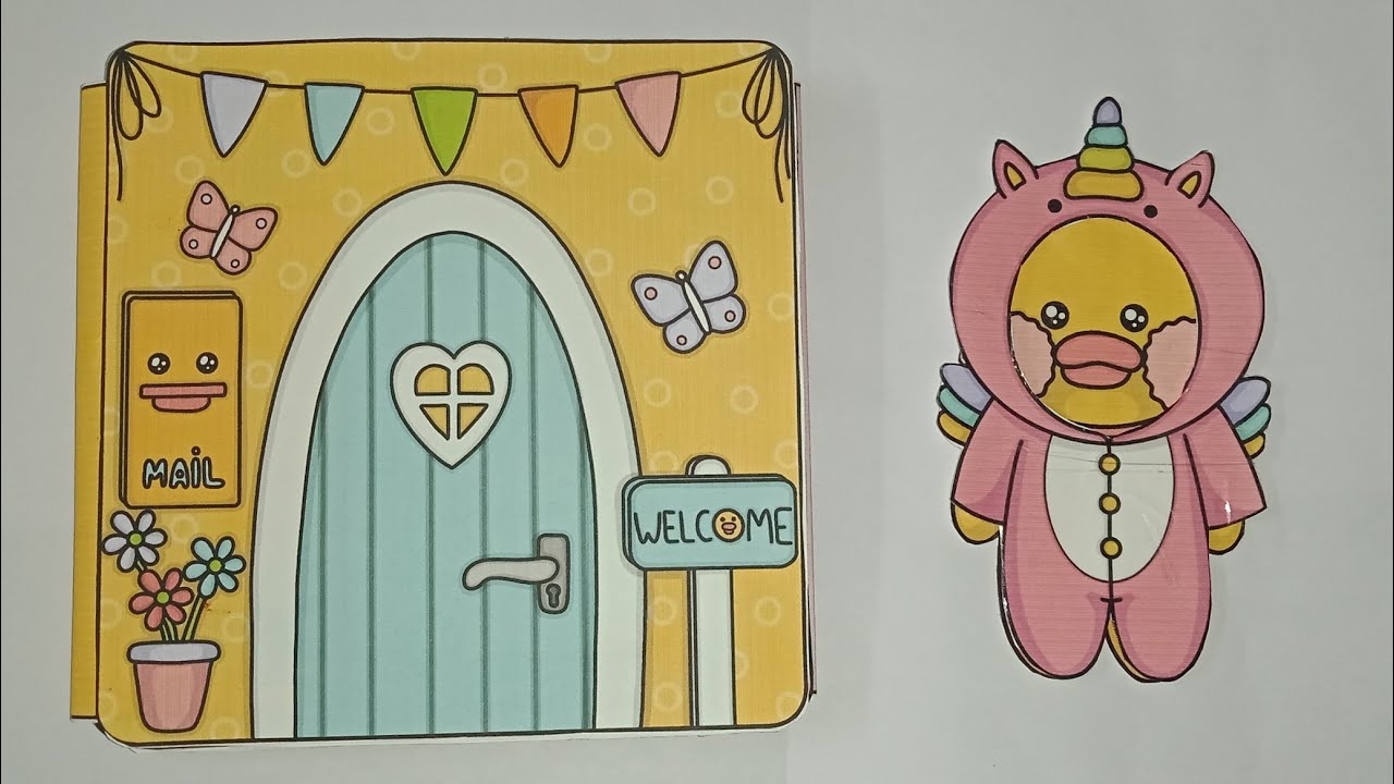 DIY Lalafan Duck House recreation Of KateMade Free Printables Mani s Crazy Crafts YouTube DIY Lalafan Duck House recreation Of KateMade Free Printables Mani s Crazy Crafts YouTube