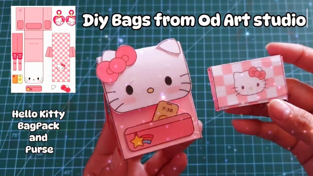 printable sanrio paper crafts bag printable sanrio paper crafts bag