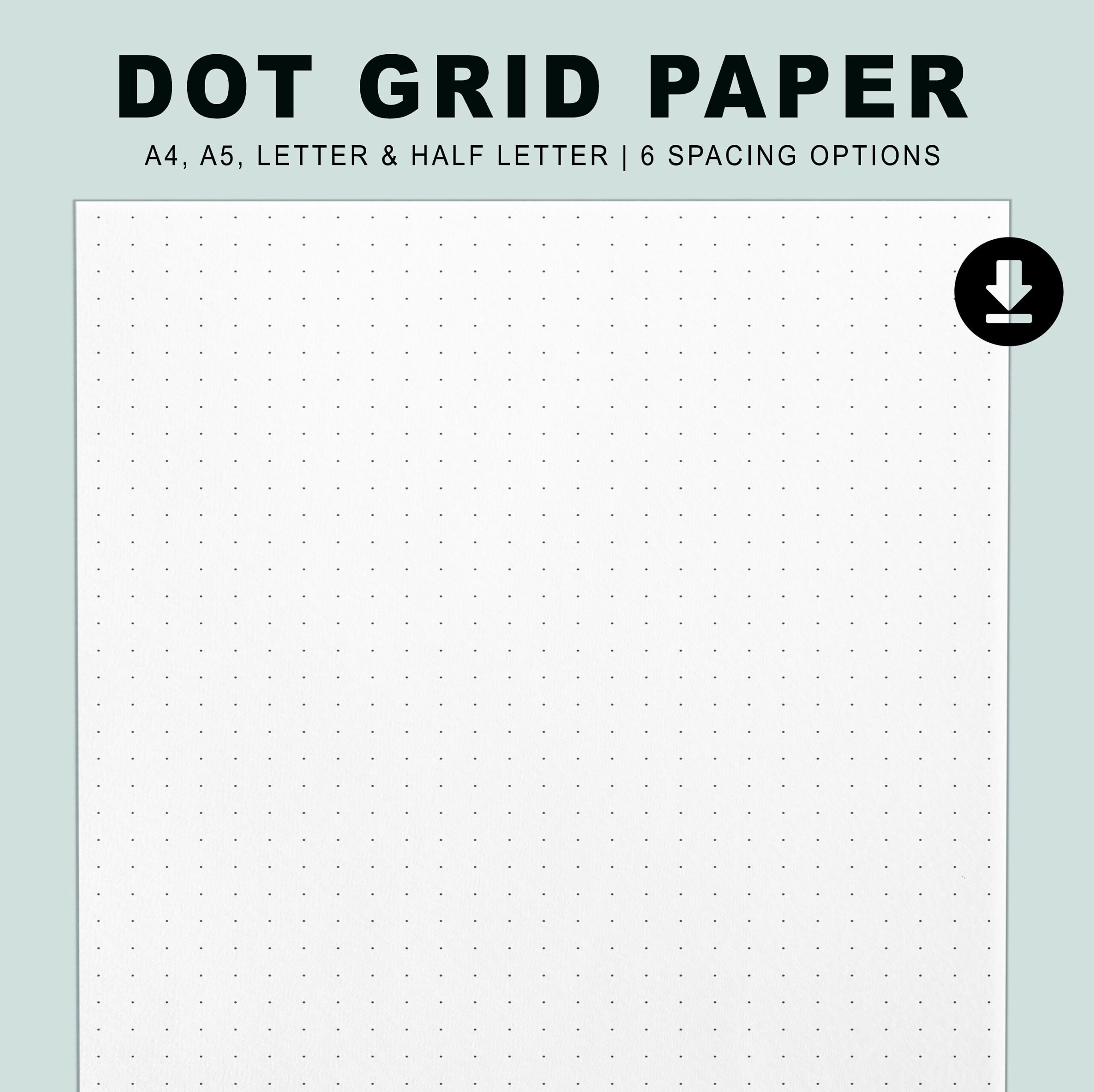 dot grid paper printable