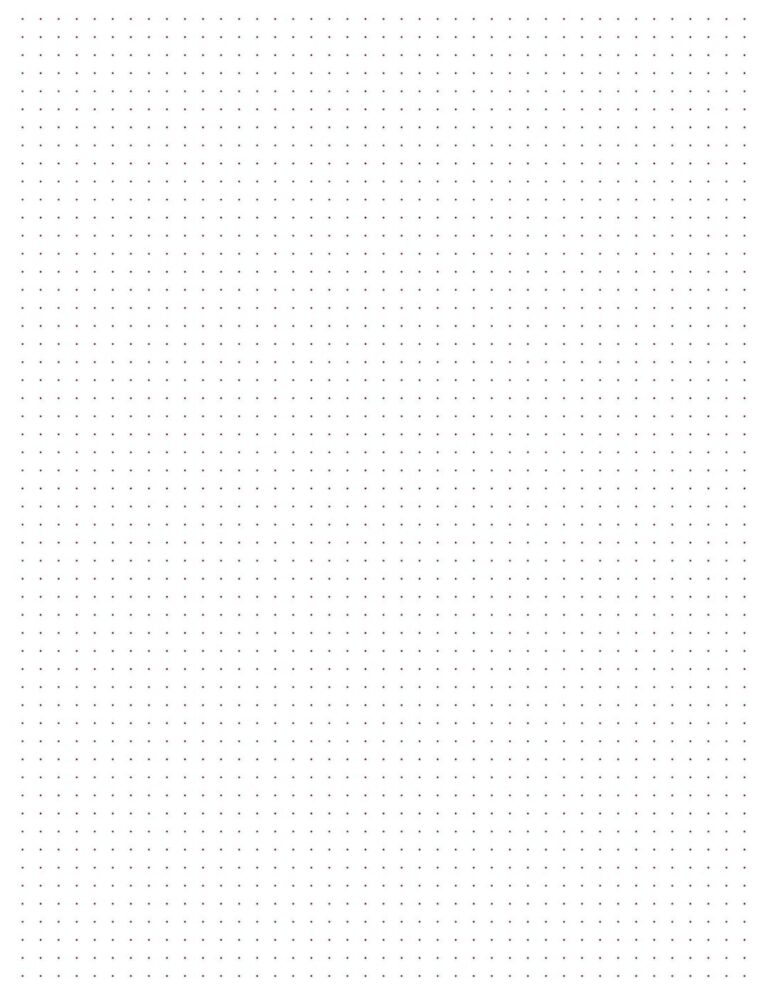Dotted Grid Paper 10 Printable Pages digital Download Etsy