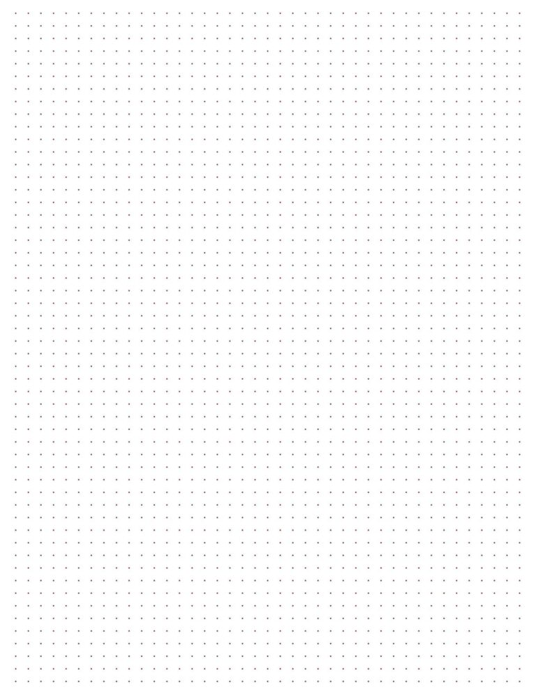 Dotted Grid Paper 10 Printable Pages digital Download Etsy