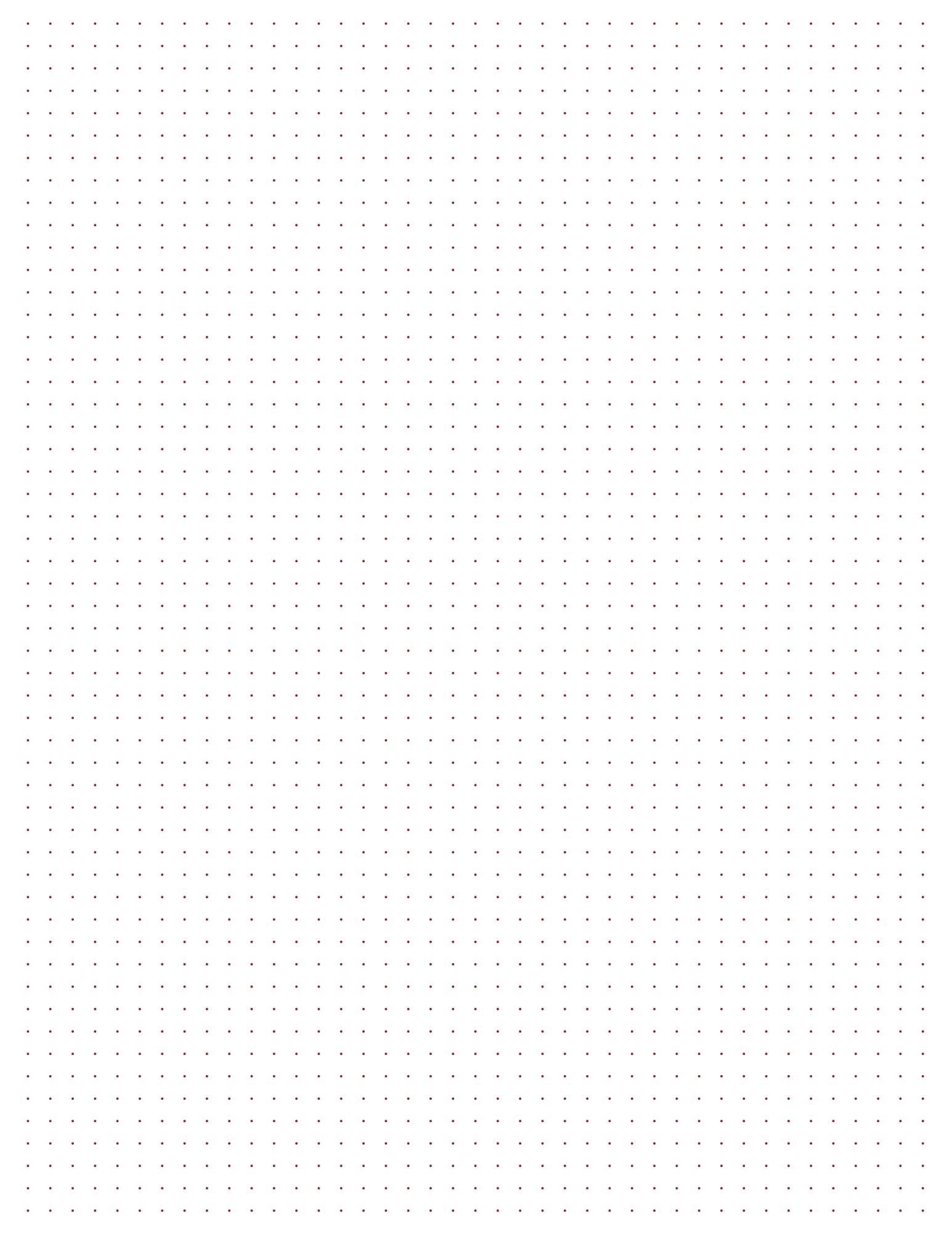 Dotted Grid Paper 10 Printable Pages digital Download Etsy