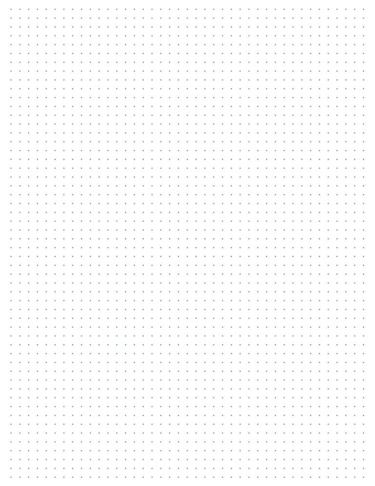 Dotted Grid Paper 10 Printable Pages digital Download Etsy