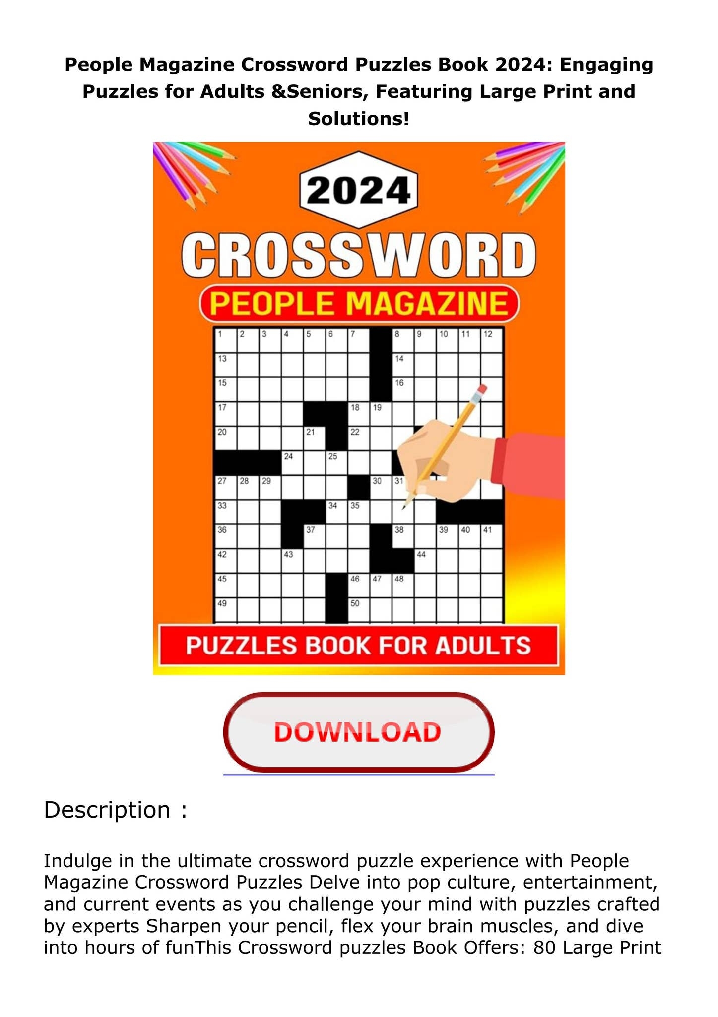 printable people magazine crossword puzzles