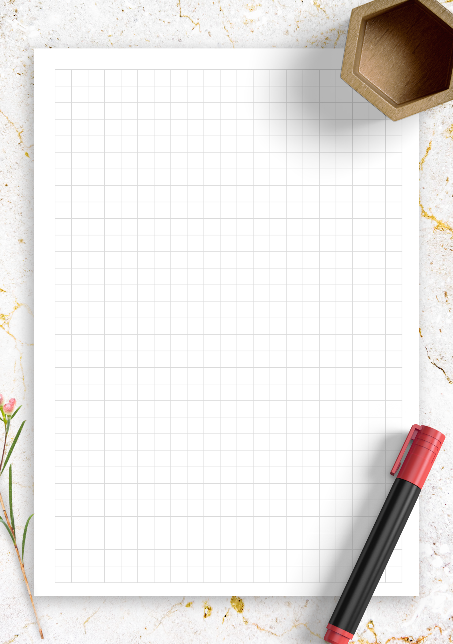 graph paper 1/4 inch printable