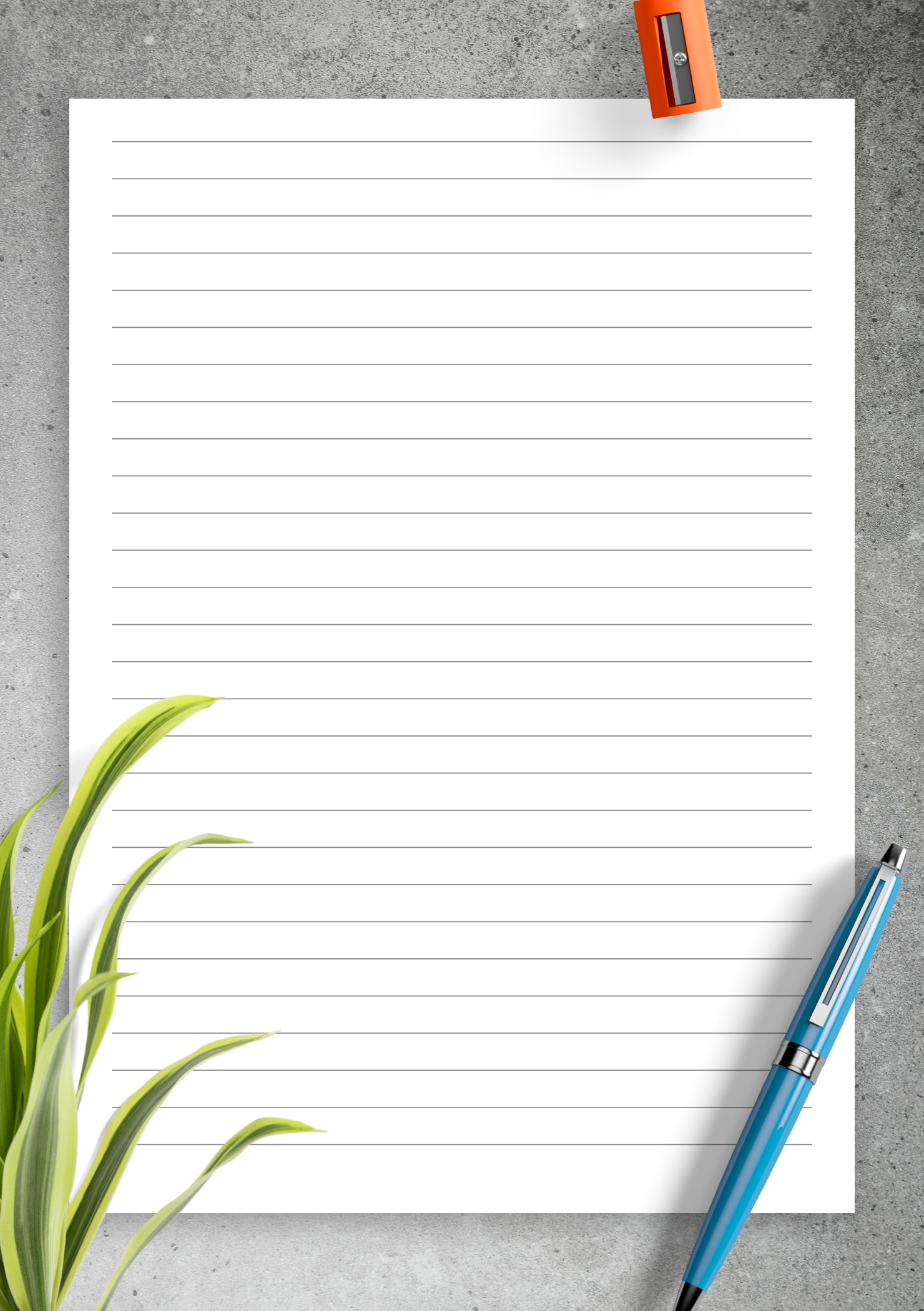 printable lined paper a4 pdf