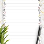 Download Printable Lined Paper Template College Ruled 7 1mm PDF