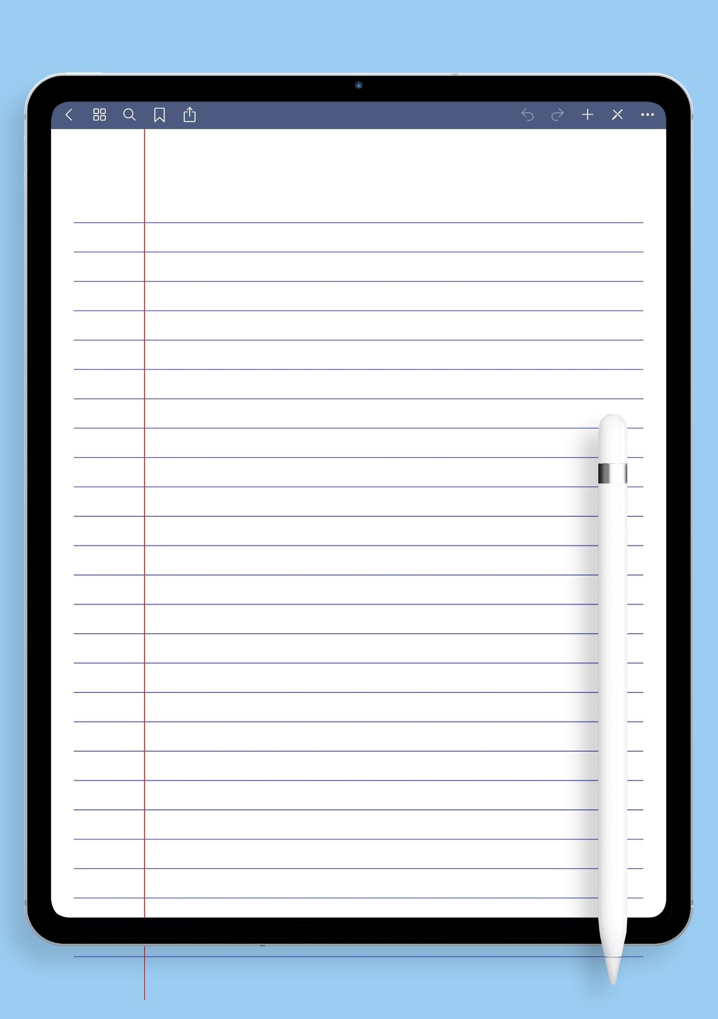 printable ruled paper pdf