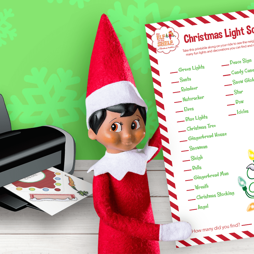 template free elf on the shelf printables